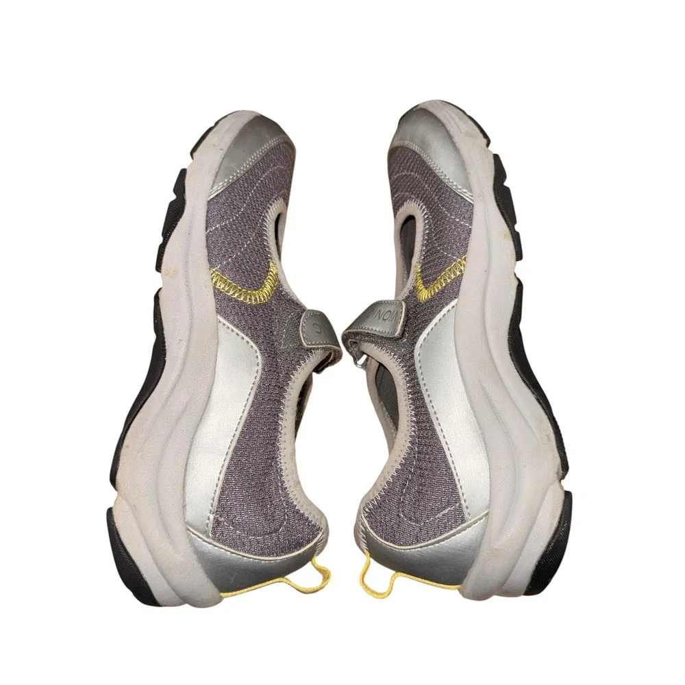 Vionic Sunset Mary Jane Womens 7 Pre-Owned Sneaker Grey Athletic Strap 334SUNSET